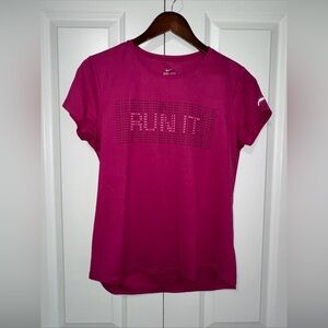 Nike Dri-Fit Lightweight Shortsleeve Run It Tee L